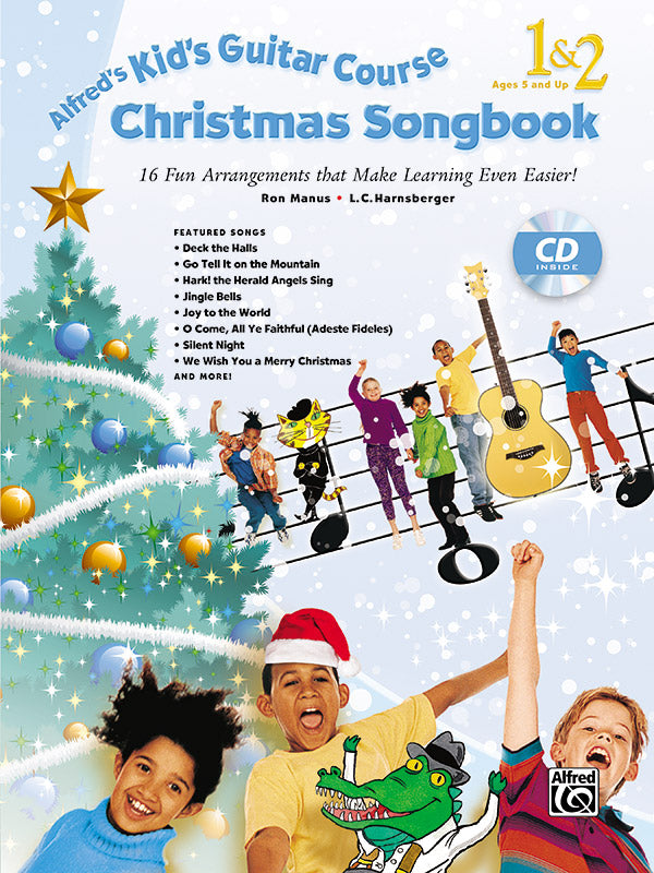Alfreds Kids Gtr Course Xmas Bk+CD