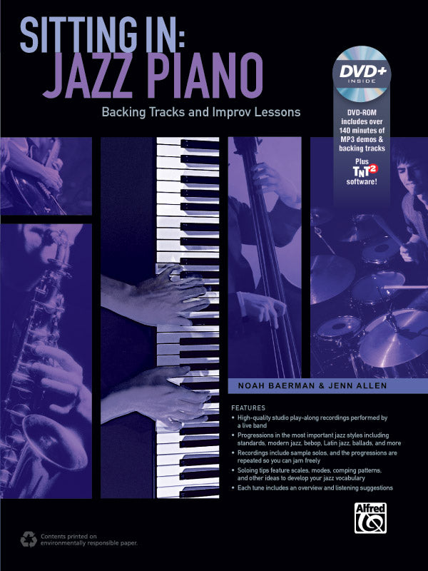 Sitting In Jazz Pno Bk+DVD ALF
