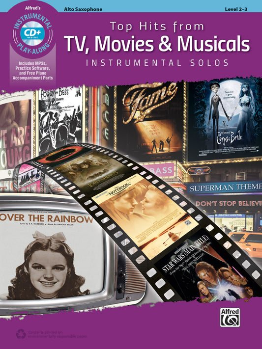 Top Hits From TV Movies & Musicals Sax