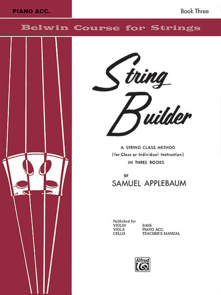 String Builder Pno Accomp Bk3 Applebaum