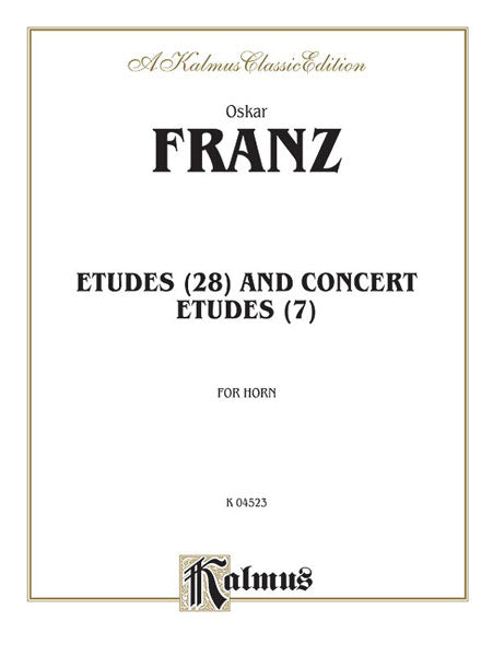 Franz Etudes & Concert Etudes Horn KAL