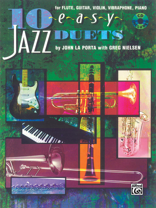 10 Easy Jazz Duets C Edition Bk+CD La P