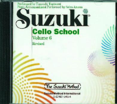 Suzuki Vc School Vol6 CD Only REV ED