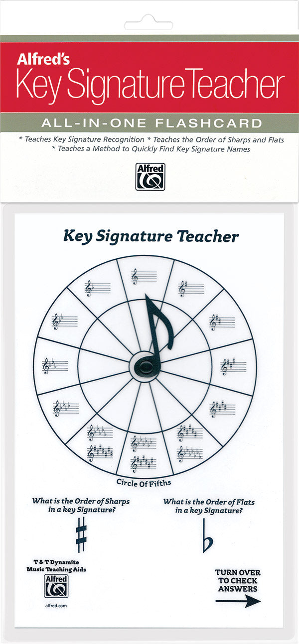 Alfreds Key Signature Teacher White
