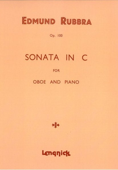 Rubbra Sonata in C Op. 100 Ob & Pno LEN