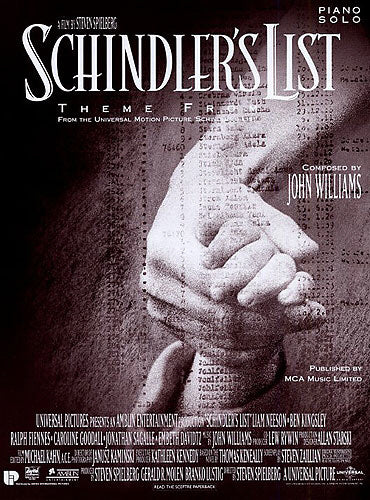 Schindlers List Theme Pno Solo S/S