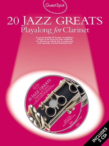 20 Jazz Greats Playalong for Clarinet