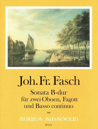 Fasch Sonata Bb 2Ob&Bsn&Basso Sc+Pts BP