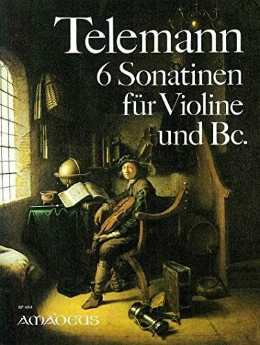 Telemann 6 Sonatinas For Vln&Bc BP480