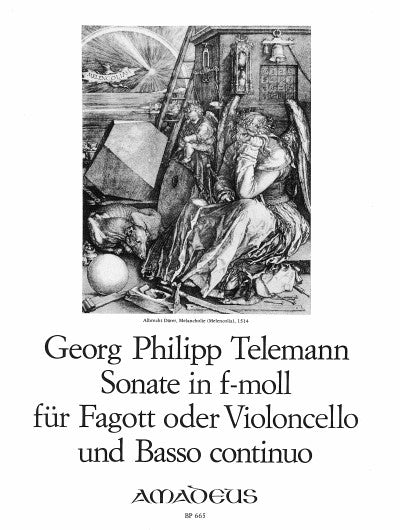 Telemann Sonata Fmin Bsn/Vc&Pno BP665