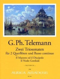 Telemann Zwei Triosonaten 2Flt + BC BP