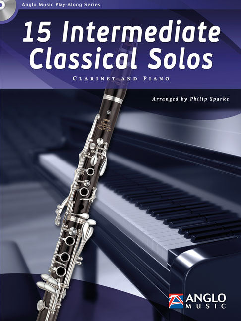 15 Intermediate Classical Solos Clt&Pno