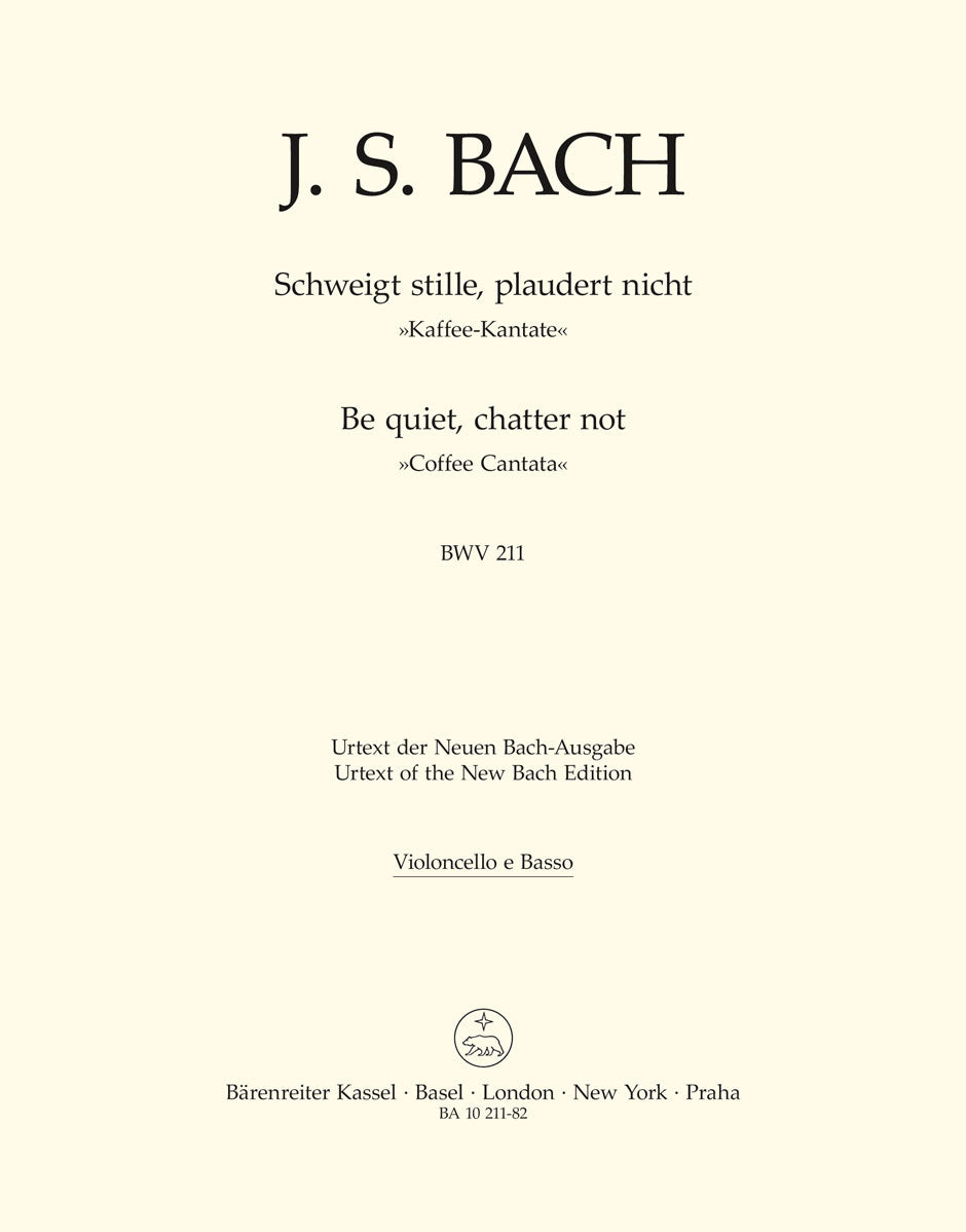 Bach Coffee Cantata BWV211 Vc BA