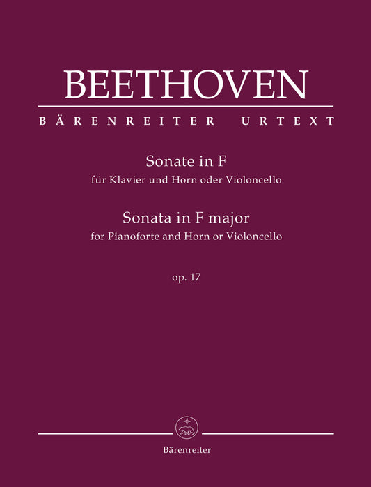 Beethoven Sonata F Maj Hn/Vc&Pno