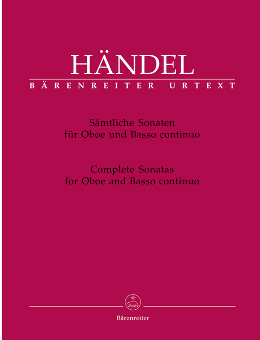 Handel Comp Oboe Sonatas BA4260
