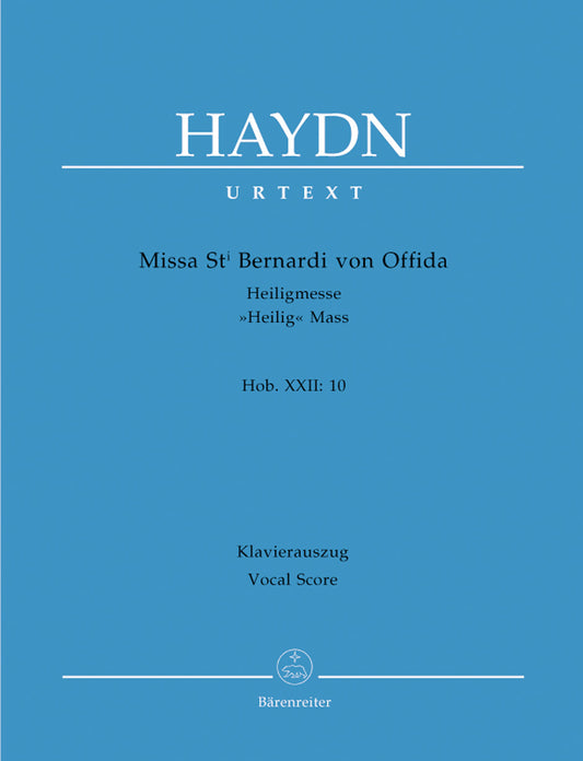 Haydn Heilig Mass Hob XXII:10 V/S BA