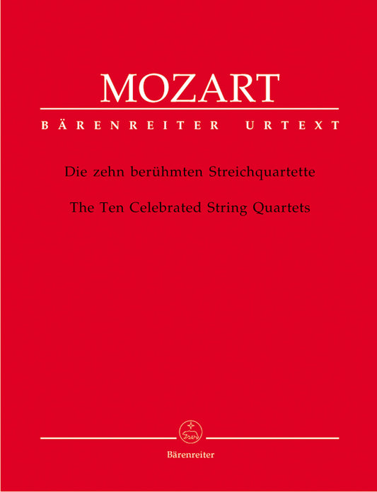 Mozart 10 Celebrated Str 4tets BA