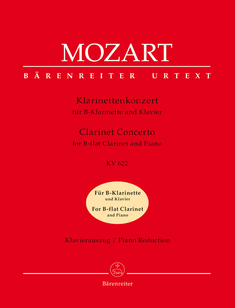 Mozart Clt Concerto Bb KV622 BA