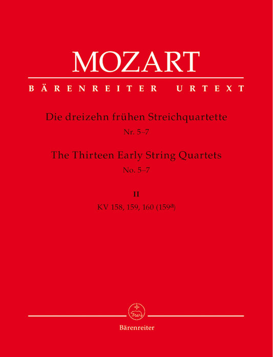 Mozart 13 Early Str 4tets Vol2 KV158- BA
