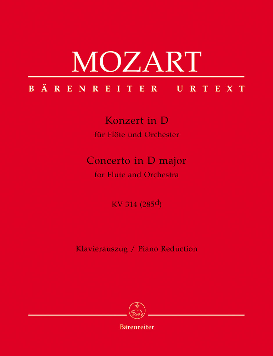 Mozart Flt Concerto D KV314 BA