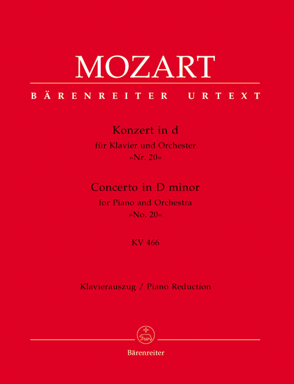 Mozart Pno Concerto 20 D min K466 BA 2