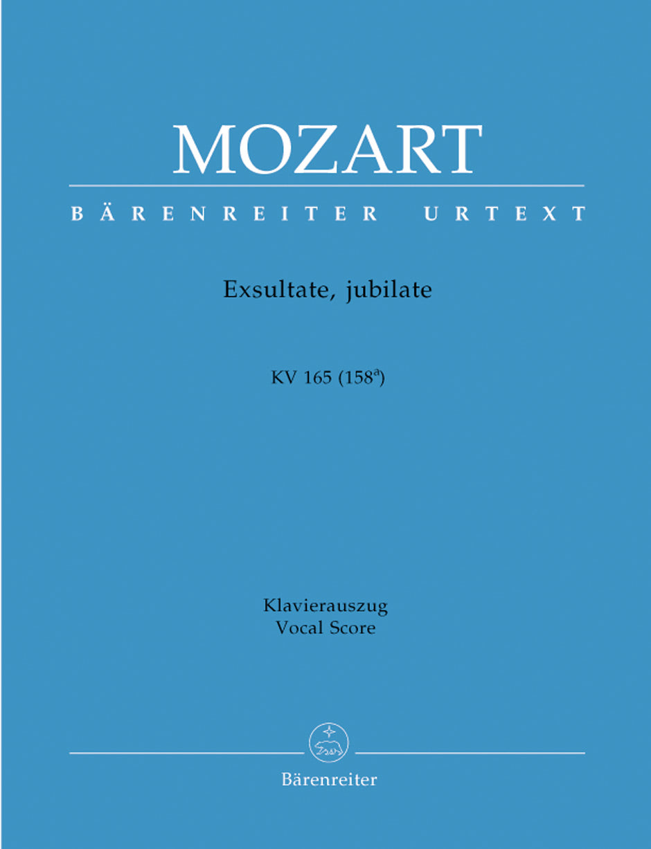 Mozart Exsultate jubilate V/S Kv165 BA