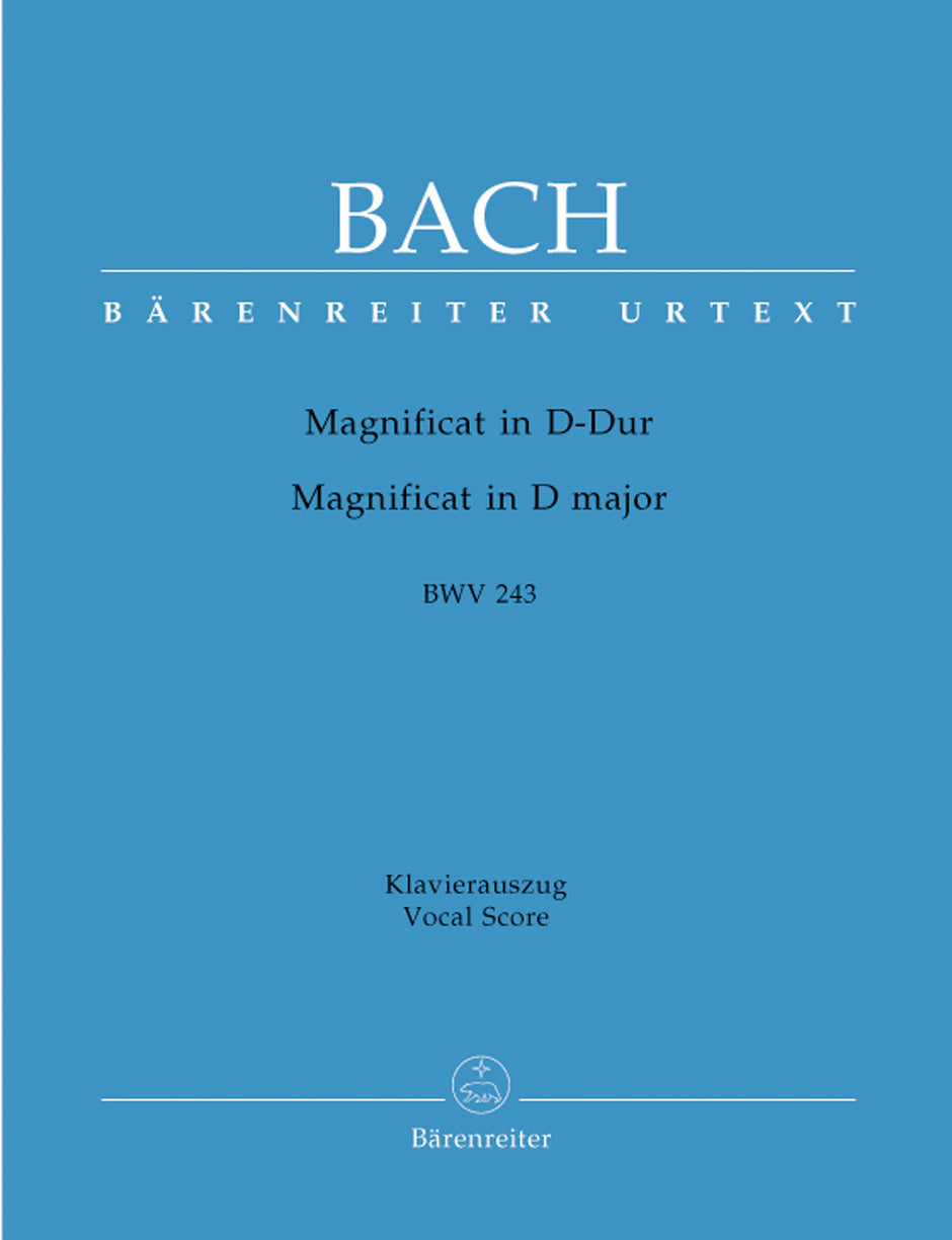 Bach Magnificat D major Vocal Score BWV243