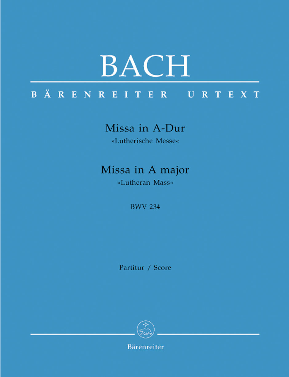 Bach Lutheran Mass Missa in A Maj Full