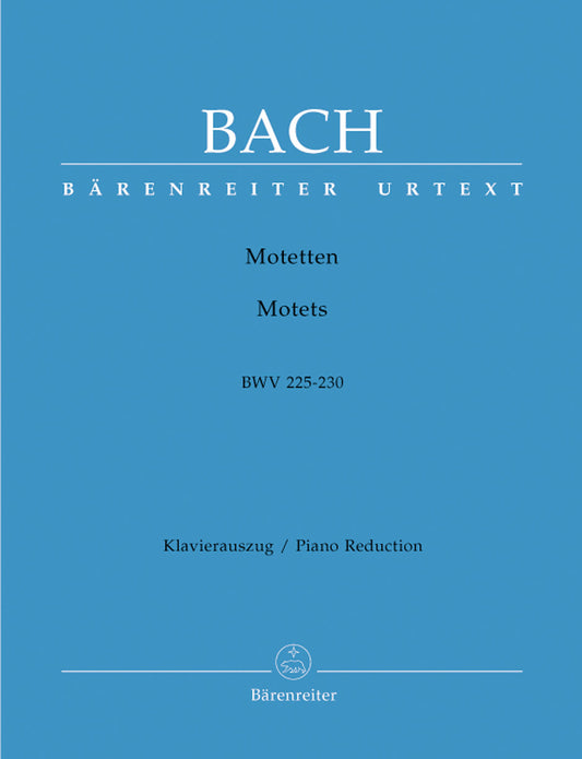 Bach Motets Pno Reduction BWV 225-230 B