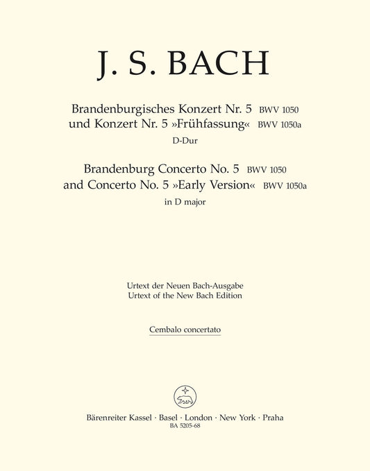 Bach Brandenburg Concerto 5 Cembalo FM