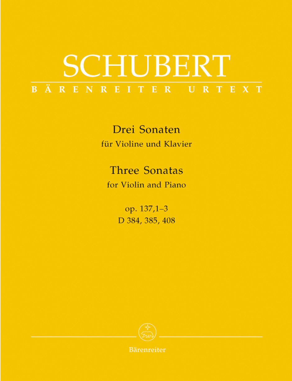 Schubert 3 Vln Sonatas Op137,1-3 BA