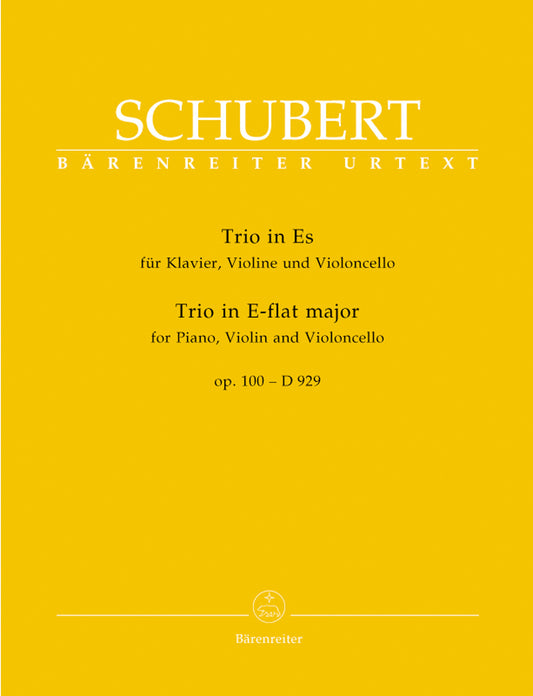 Schubert Pno Trio Eb Op100 D929 Pts BA