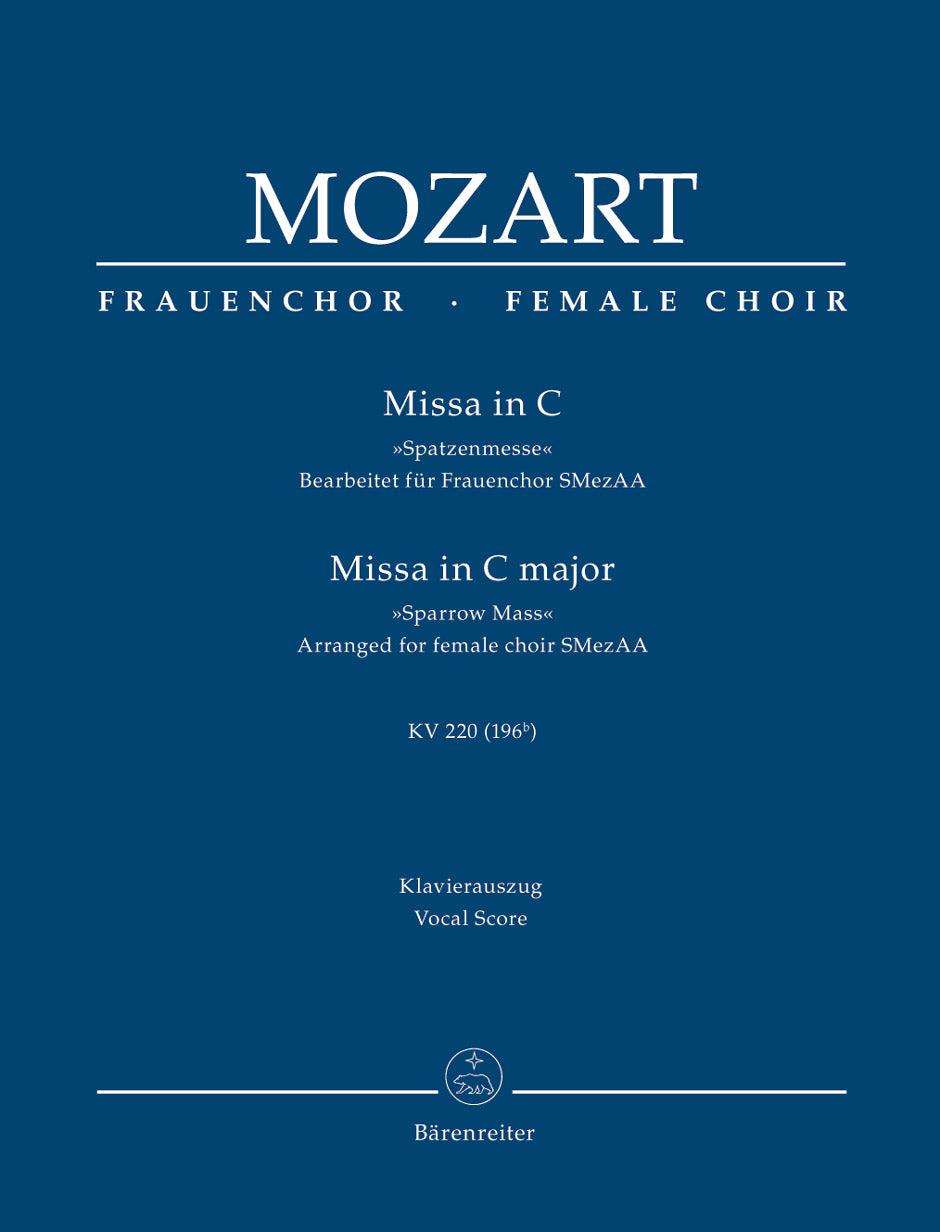 Mozart Missa Cmin Sparrowmass Fem Choir