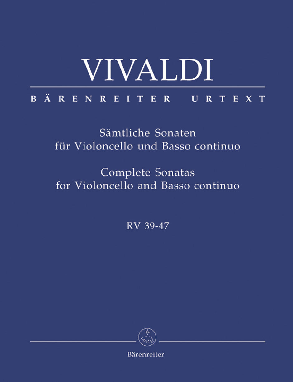 Vivaldi Complete Sonatas Cello&Pno BA R