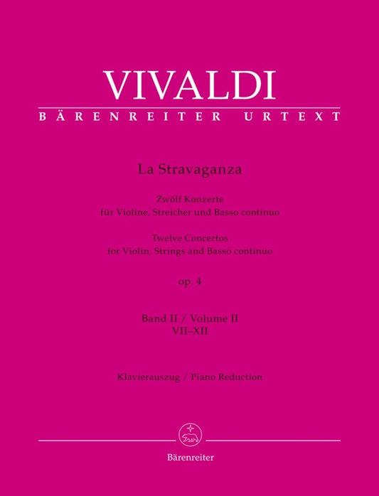Vivaldi La Stravaganza Vln Op4 Vol2 BA