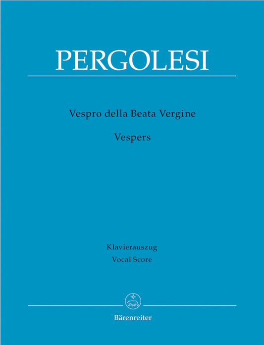 Pergolesi Vespers V/S BA
