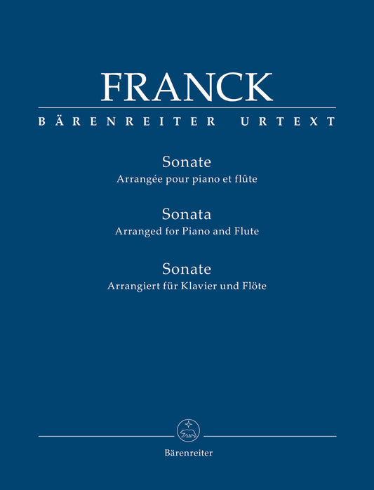 Franck Sonata in A Flute&Pno arr BA