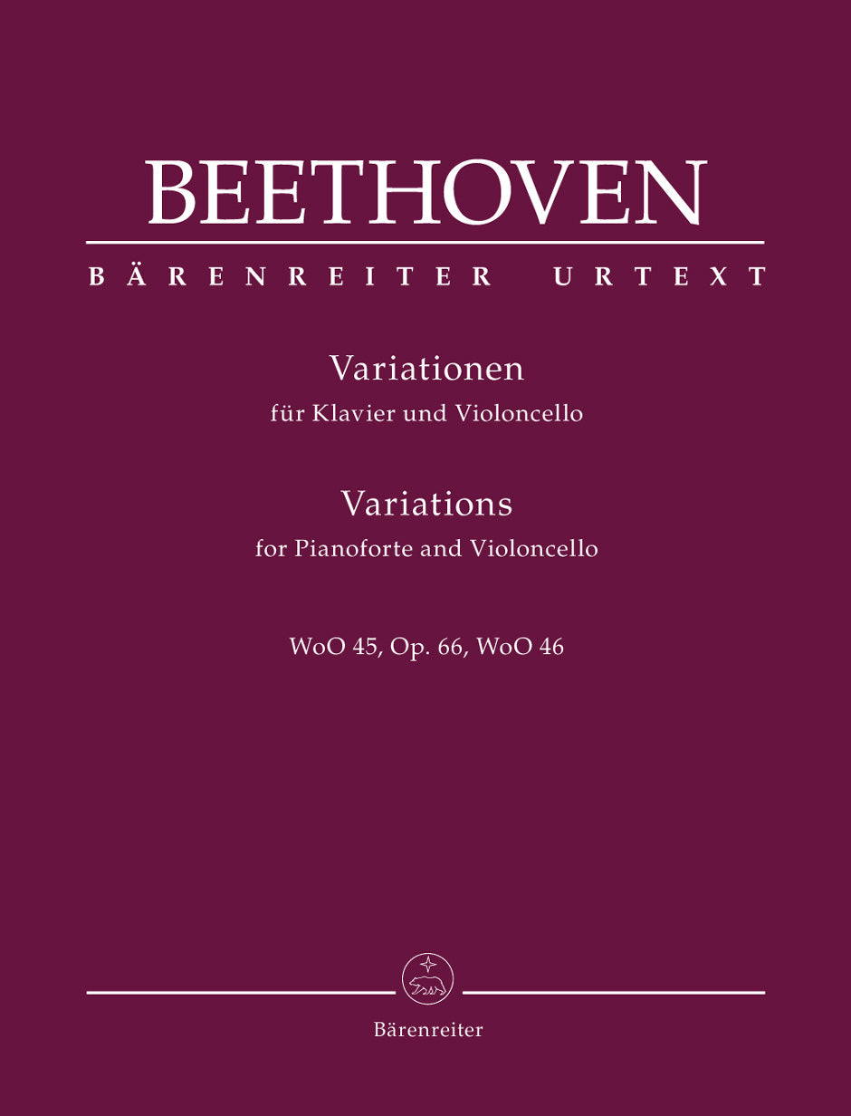 Beethoven Variations Vc&Pno BA 9028