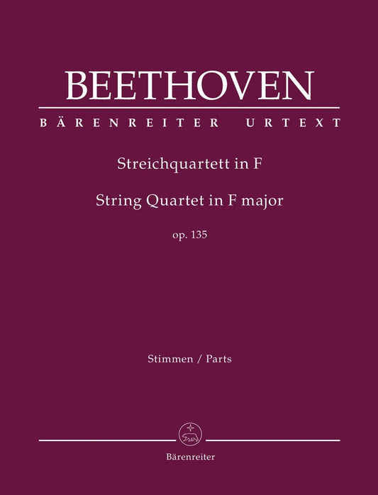 Beethoven String Quartet F op135 BA