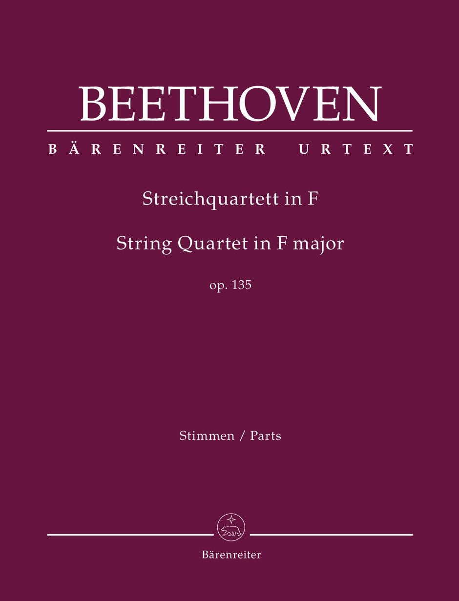 Beethoven String Quartet F op135 BA