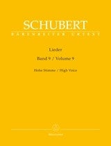 Schubert Leider Bk 9 High Voice Pno+V B