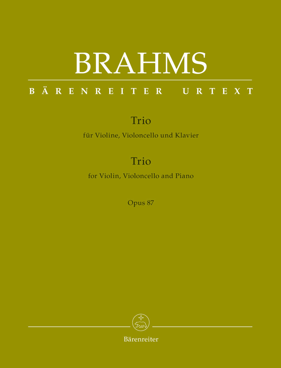 Brahms Pno Trio Op87 Pts BA