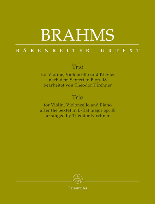 Brahms Pno Trio after 6tet Bb Op18 Kirc