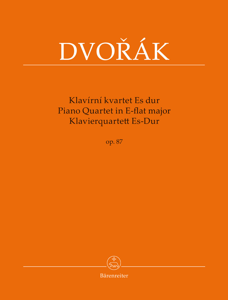 Dvorak Piano Quartet Eflat maj Op.87 BA
