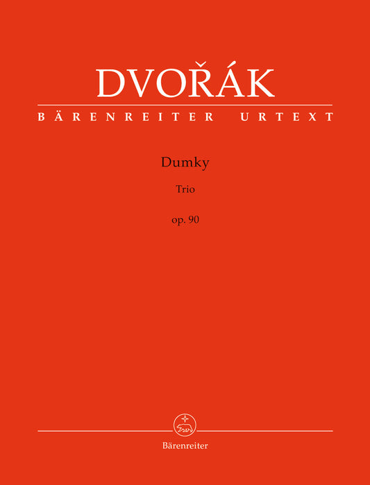 Dvorak Dumky Piano Trio Op90 BA9567 NEW