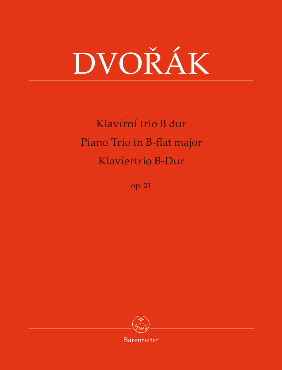 Dvorak Pno Trio in Bflat Op21 BA