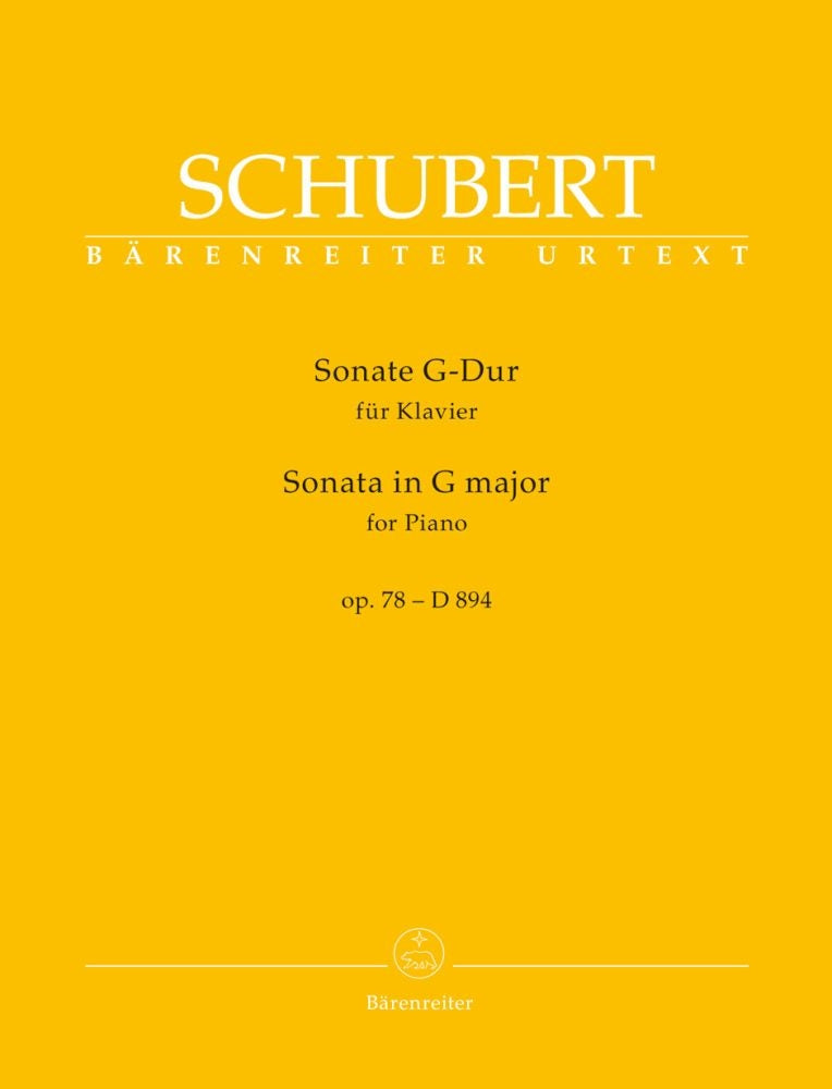 Schubert Pno Sonata Gmaj D894 Op78 BA