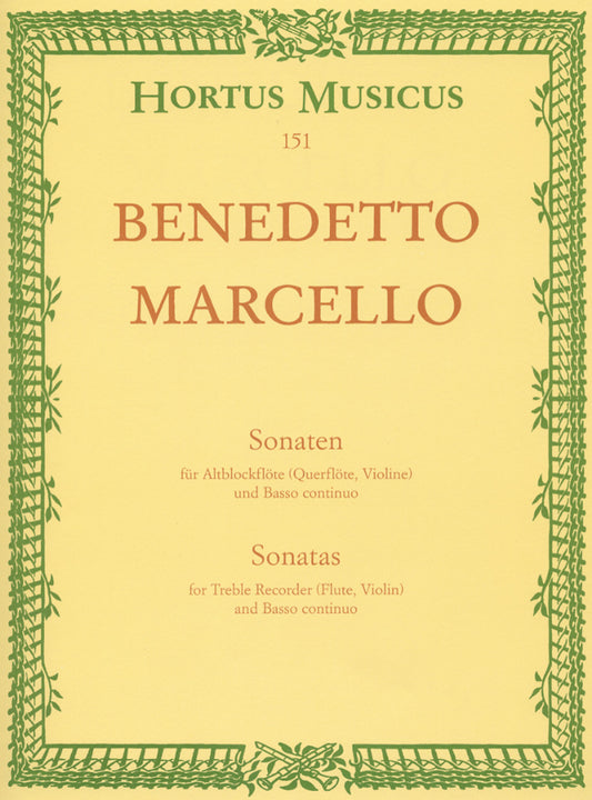 Marcello Sonatas for Treble Rec Vol1 HM