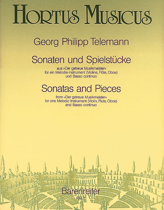 Telemann Sonatas&Pieces Rec/Vln/Flt/Ob&
