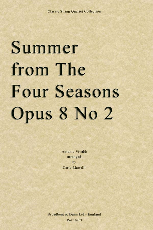 Summer for The Four Seasons for STR 4TE